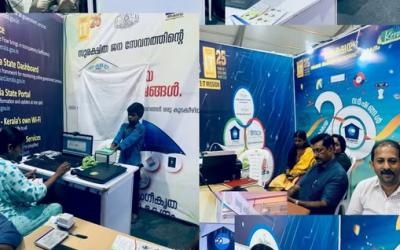As part of the 75th anniversary celebration of KSITM/Akshaya in Kollam district, an exhibition was held at Ashram Maidan. The main attraction of the event was the KSITM/Akshaya stall, which offered Aadhaar-related services.